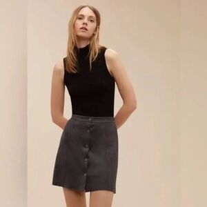 Aritzia Wilfred Free | 8 | Centinela Button Up Skirt